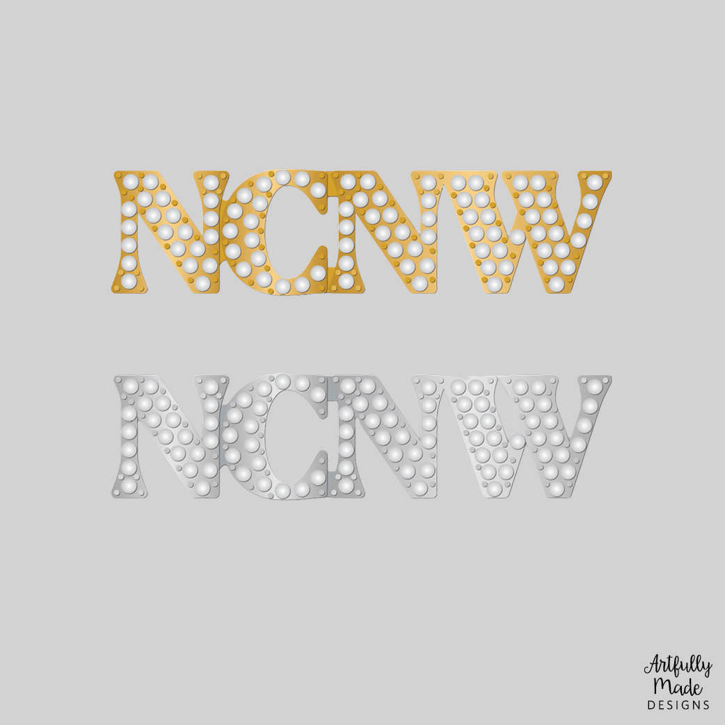 Lapel Pin: NCNW Rhinestone