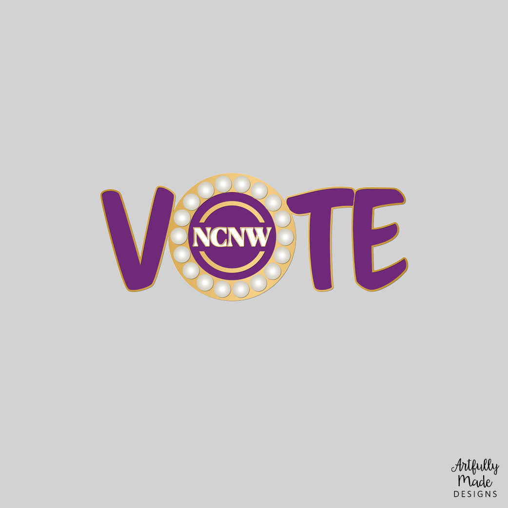 Lapel Pin: NCNW Vote
